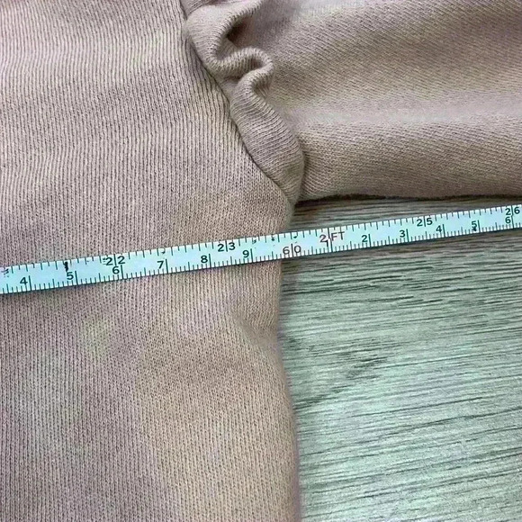 Loft Light Pink Ruffle Sleeve Long Sleeve Top Size L - Picture 7 of 8